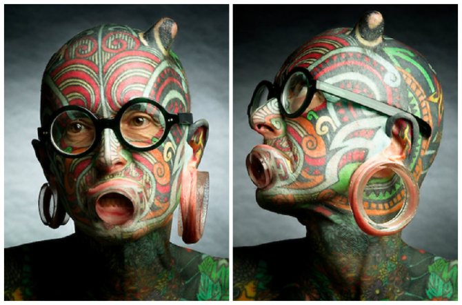 10 des 10 personnes les plus tatouées au monde