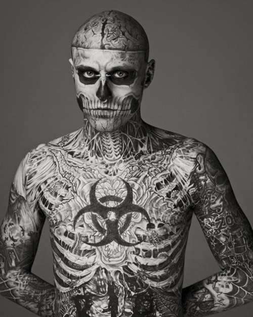 Les 10 personnes les plus tatouées au monde