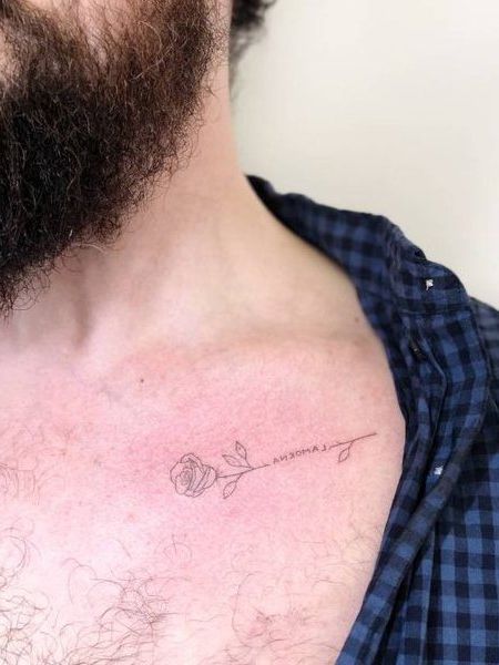 15 tatouages massifs sur la clavicule pour les hommes et leur signification
