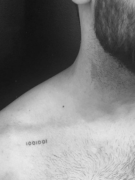 15 tatouages massifs de la clavicule pour les hommes et leur signification