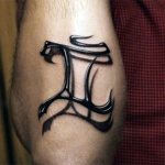Tatouage 3D du signe du zodiaque 