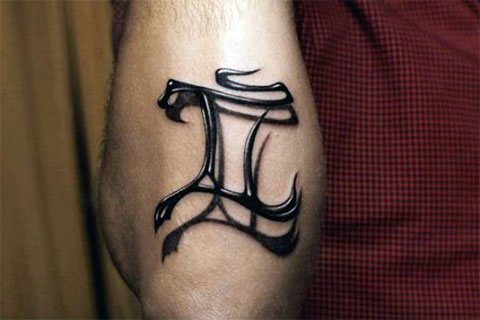 Tatouage 3D signe du zodiaque poisson