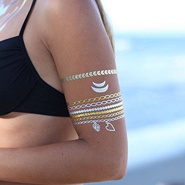 70 idées de tatouages en or pour les femmes (guide d'inspiration)