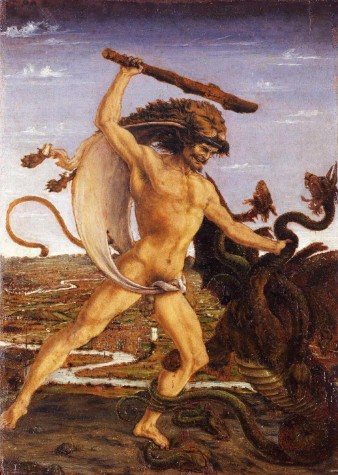 А. Pollaiolo. Hercule et l'hydre