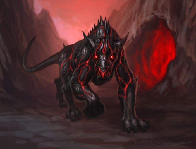 Loup de l'enfer