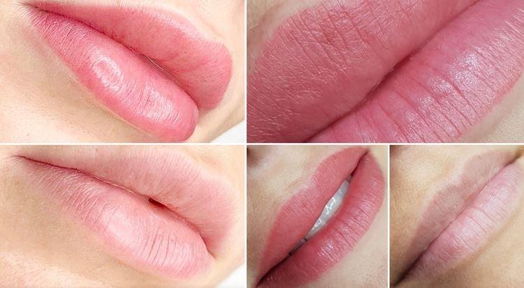 Technique de l'aquarelle - maquillage permanent des lèvres