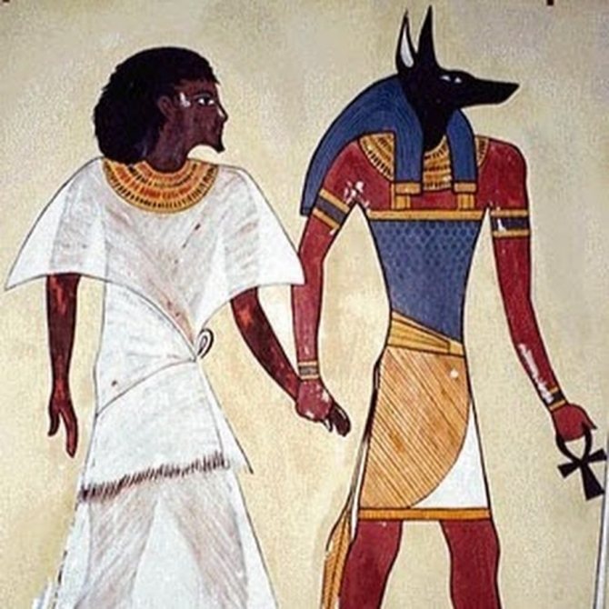 Anubis au procès d'Osiris