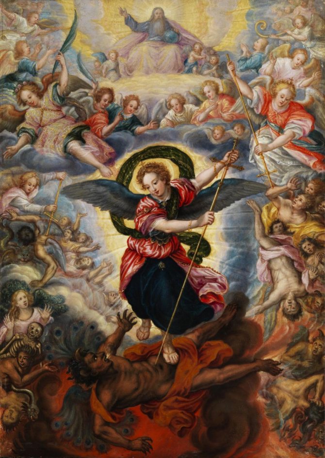 L'archange Michel chassant Satan