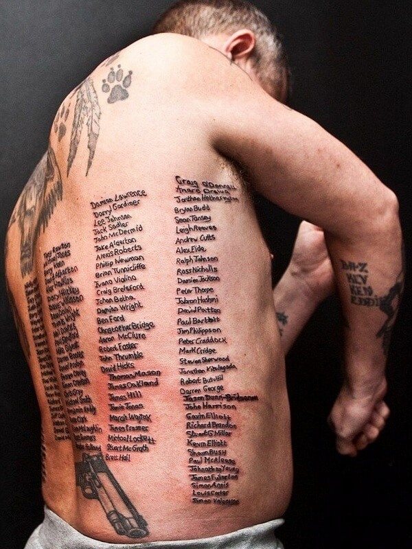 Tatouages militaires de soldats et de sous-officiers et leurs significations. Le tatouage était destiné à servir un homme dans son parcours de vie.