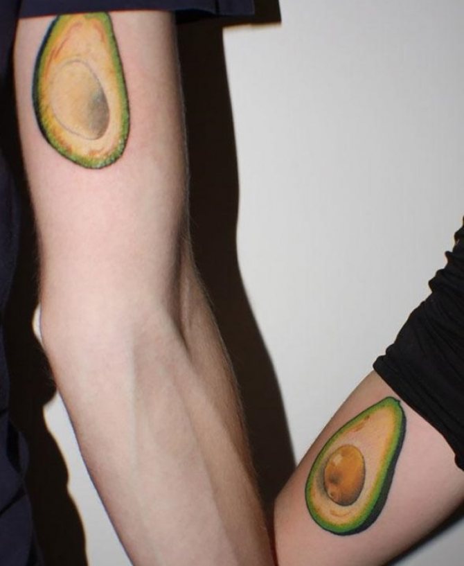 Avocat - un tatouage frappant et symbolique