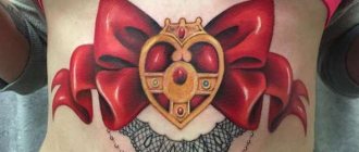 Gros nœud rouge avec collier