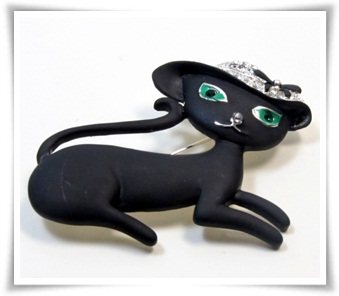 Broche chat