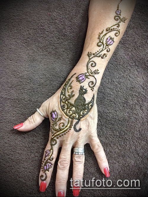que signifie le mehendi du chat
