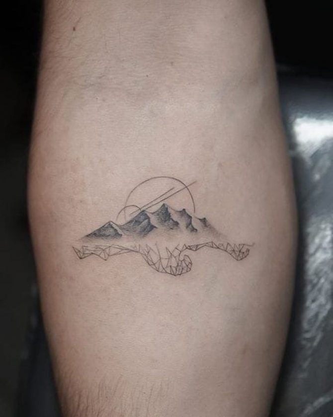 que signifie le tatouage de la montagne