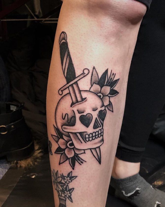 que signifie le tatouage de la dague