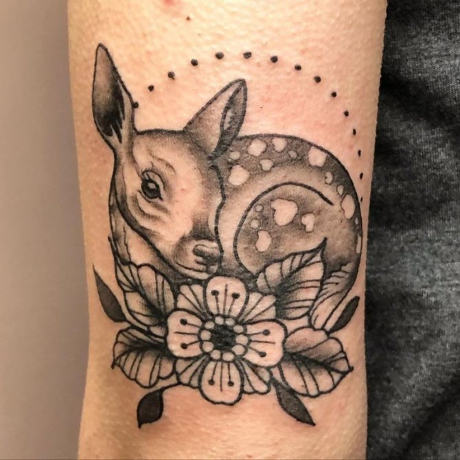 Que signifie le tatouage de cerf