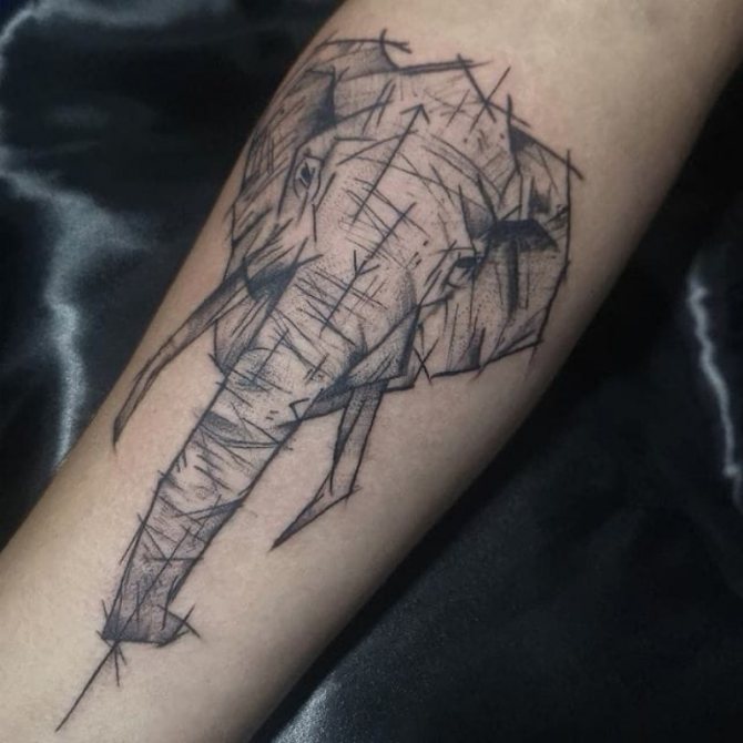Ce que signifie le tatouage d'un éléphant