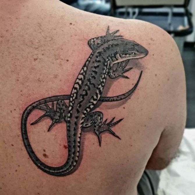 que signifie le tatouage du lézard