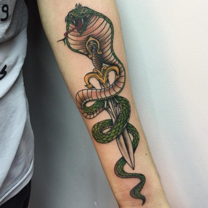 Ce que signifie le tatouage de serpent