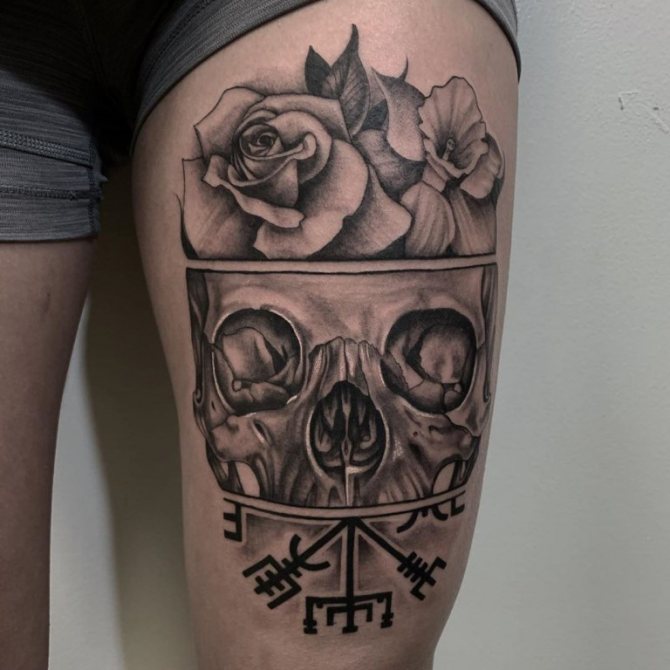 Que signifie un tatouage de crâne