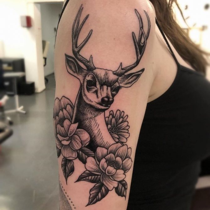 Que signifie le tatouage de cerf