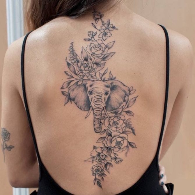 Ce que signifie le tatouage d'un éléphant