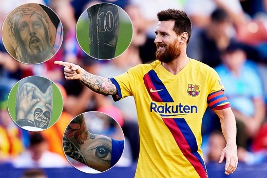 Que signifient les tatouages de Messi ? Exploration de chaque