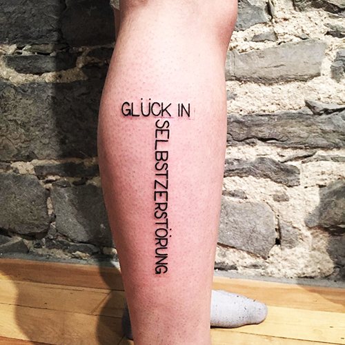 Citations en allemand pour un tatouage avec traduction sur l'amour, la vie, le bonheur, l'amitié, la musique