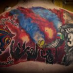 Tatouage en couleur du FC CSKA Moscou