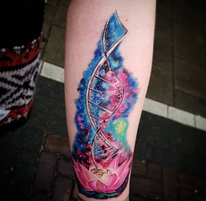 couleur du tatouage ADN