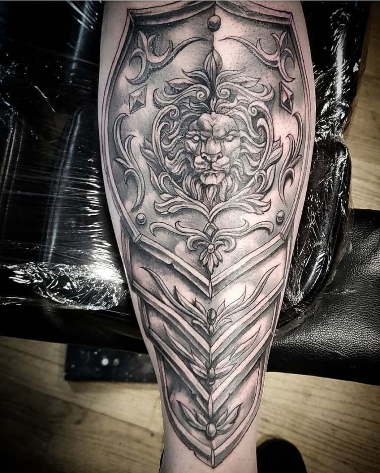 tatouage d'armure