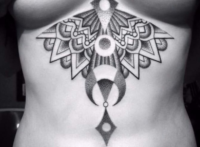 croquis de tatouage dotwork