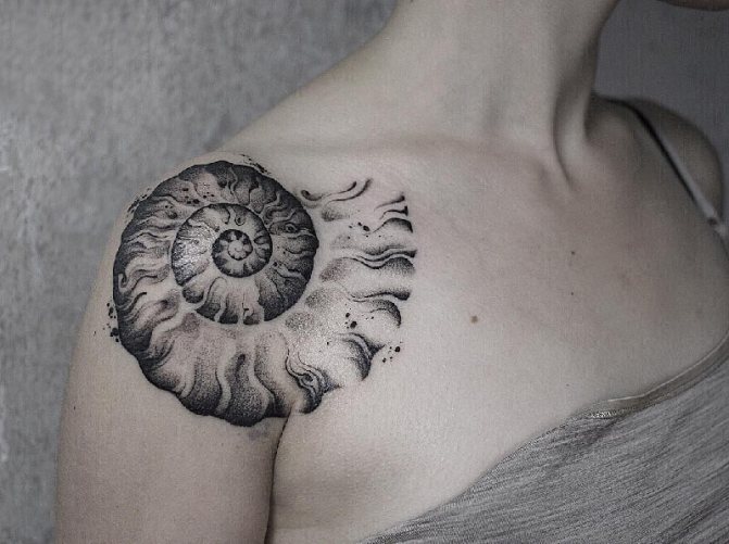 tatouage en pointillés