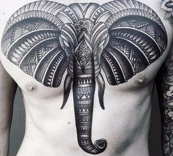 tatouage en pointillés