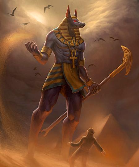 Anubis, dieu de l'Égypte ancienne