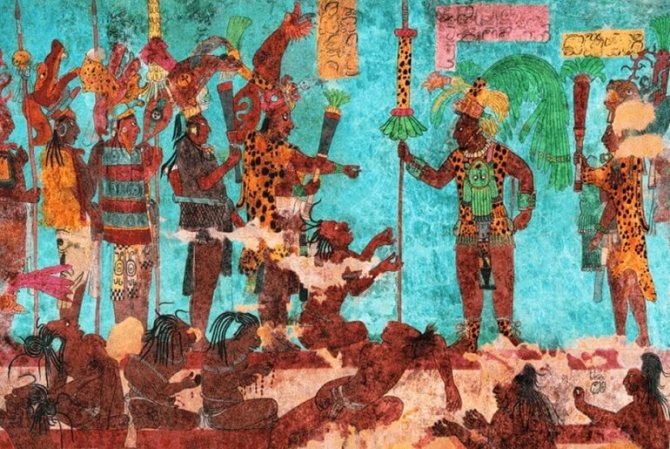 Les anciens Mayas faisaient souvent couler le sang au nom des dieux.