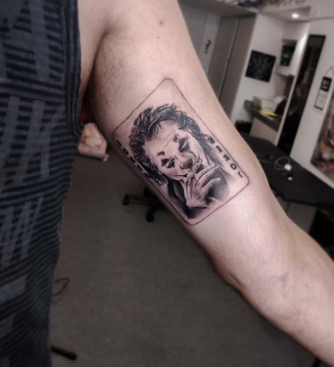 tatouage du joker