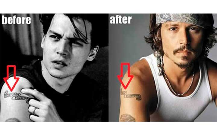 Tatouage Johnny Dapp