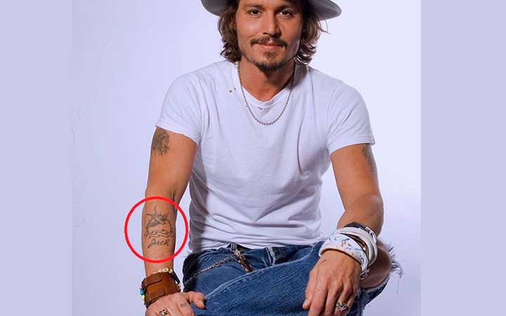 Tatouage de Johnny Dapp
