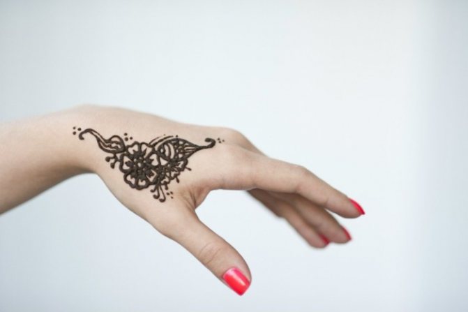 Un autre exemple quotidien de mehendi