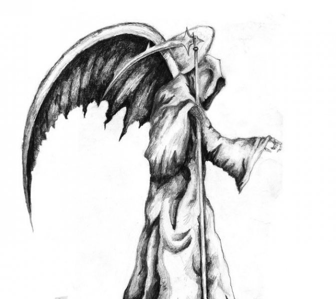 Esquisse d'un ange noir