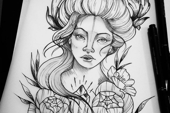 Croquis sur papier
