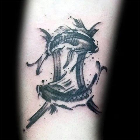 Sketch tattoo - le signe du zodiaque sur un poisson