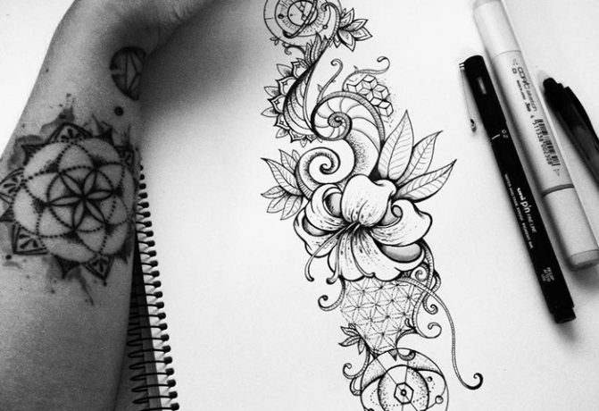 Tatouage par croquis