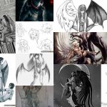 Tatouages d'anges et de démons