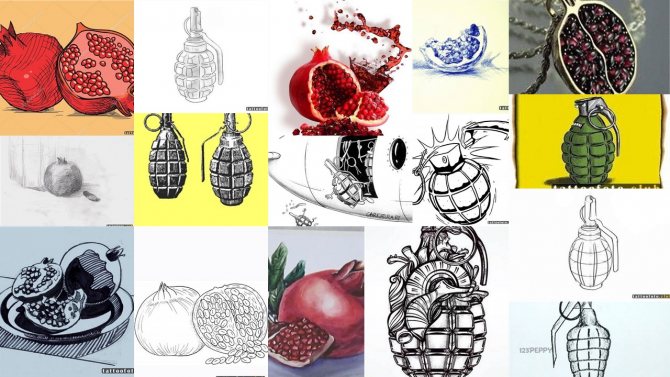 tatouages de grenades