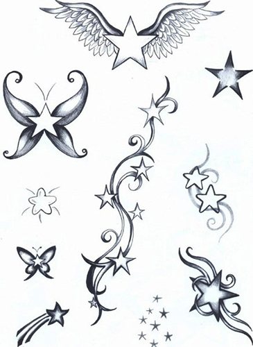 Motifs de tatouages pour filles sur le bras. Petites inscriptions, fleurs, géométrie, bracelet