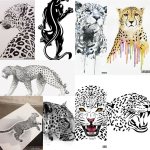 Motifs de tatouage de jaguar