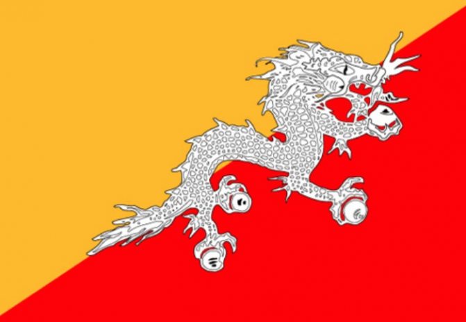 Drapeau du Bhoutan