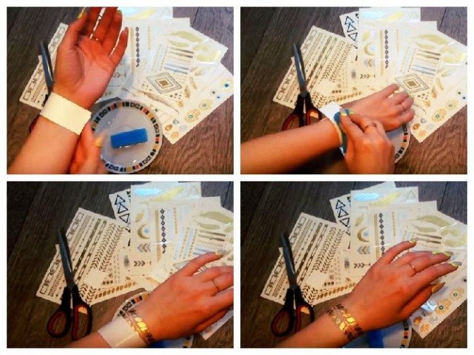 Tatouage flash : comment le coller ?